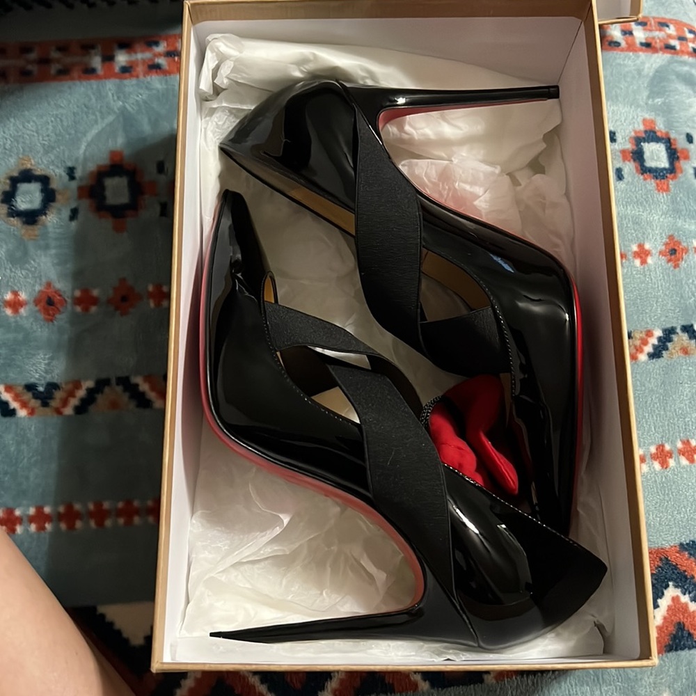 Christian louboutin sharpstatgram patent pumps 37 - Picture 8 of 11